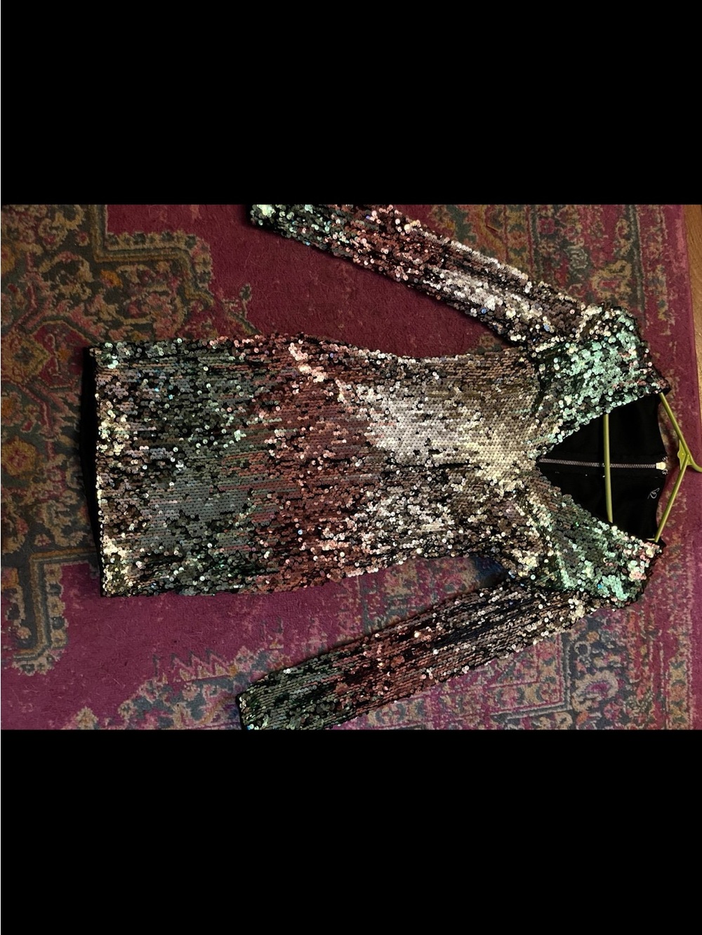 Windsor Iridescent Sequin Mini Dress